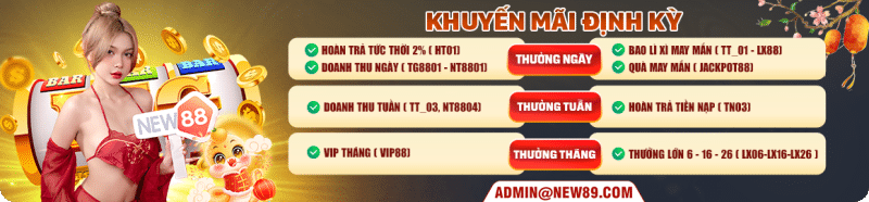 NEW88 THĂNG CẤP VIP NHẬN THƯỞNG